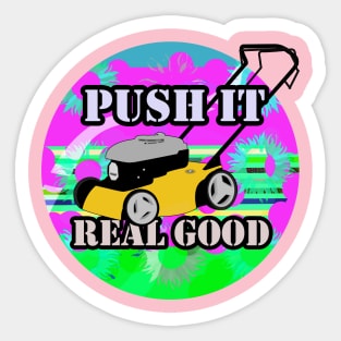 Mower Sticker